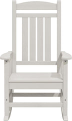 KINGYES Oversized Patio Rocking Chair Set of 2, High Density Polyethylene - Image 9