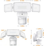 LEPOWER LED Security Lights Motion Sensor Light Outdoor, 38W 4200LM Light - Image 9