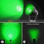 St. Patrick's Day Green Spotlights Outdoor, 14 LED Landscape Lighting - Image 3
