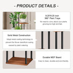 AZERPIAN Plant Stand 5 Tier Indoor Metal Flower Shelf - Image 5
