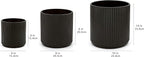 Amazon Basics Fluted Ceramic Round Planters - Image 6