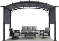 MASTERCANOPY 10x12ft Outdoor Retractable Pergola by MASTERCANOPY