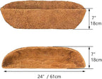2pcs Trough Coco Liner 24 inch Wall Planter Replaceable Coco Liner - Image 2