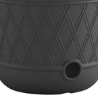 Suncast Lattice Hose Pot for Outdoor Garden Storage, Peppercorn - Image 8