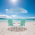 VINGLI Patio Lawn Webbed Folding Chairs1 Piece, Outdoor Beach Chair Portable - Image 2