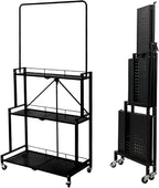 lumizone Foldable 4-Tier Plant Stand Indoor Outdoor Hanging Plant Shelf No - Image 9