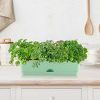 6 Pack Rectangle Planter 16x4.4 Inch Window Boxes Planters Rectangular Large - Image 3