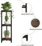 Plant Stand Indoor Corner Tall 3 Tier Metal Modern Flower Storage Plant Shelf - Image 5