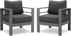 Solaste Patio Furniture Metal Armchair - Image 7