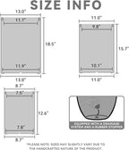 Kante 18.5", 12.6" H Tall Rectangular Concrete Planters Set of 3, Outdoor - Image 2