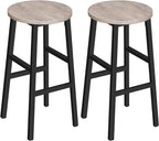 Bar Stools, 24.4 Inch Kitchen Breakfast Bar Chairs, Industrial Bar Stools by MAHANCRIS