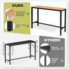 Crestlive Products Outdoor Bar Table and Chairs Set, 3 Piece Outside Patio Bar - Image 5