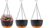 10 inch Plant Pot Hanging Planters Self Watering Pots by KPUVX