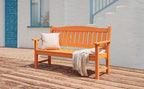 Psilvam 3-Person Outdoor Memorial Bench, All-Weather Poly Lumber Garden Bench - Image 5