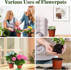 Nursery Pots 100 PCS 4 Inch Plant Pots - Image 6