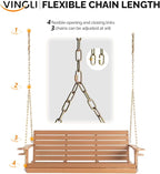 VINGLI Heavy Duty 1600 LBS HDPE Porch Swing Outdoor - Image 9