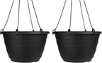 The HC Companies 11 Inch Wrapt Hanging Planters, Lightweight UV-Resistant by TheHCCompanies