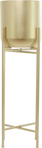 Deco 79 CosmoLiving by Cosmopolitan Modern Metal Round Planter - Image 3
