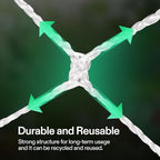 VIVOSUN 5 x 30 ft. Plant Trellis Netting, Heavy-Duty Polyester Grow Net - Image 3