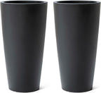 Step2 Tremont Tall Round Tapered Planter, Indoor/Outdoor Plants, Efficient by Step2