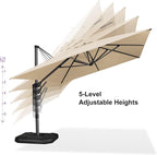 PURPLE LEAF 10'×13' Patio Umbrella - Image 4
