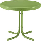 Crosley Furniture Griffith Weather Resistant Retro Metal Outdoor Side Table by CrosleyFurniture