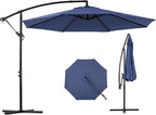 Backyard Expressions 10FT Cantilever Patio Umbrella – Outdoor Offset Hanging by BackyardExpressions