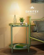 EKNITEY 2 Tier End Table - Image 4