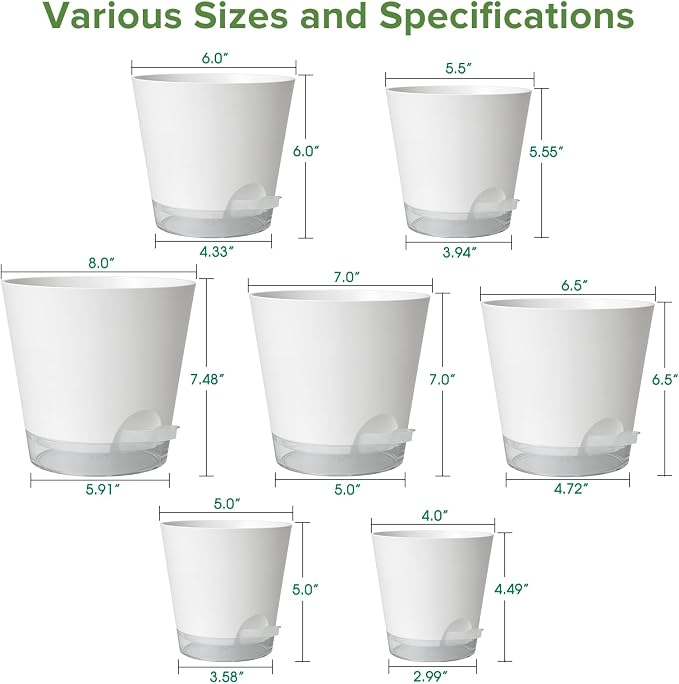 GARDIFE 2026 Upgraded Self Watering Plant Pots - Image 2