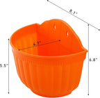 DEAYOU 6 Pack Wall Planter Hanging Flower Pot, Window Hang Indoor Outdoor Plant - Image 2