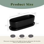 E-liu Oval Ceramic Planter Pot - Image 2