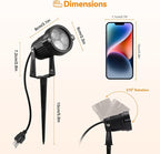 LemonBest Outdoor Water-Resistant LED Lawn Garden Landscape Lamp Wall Yard Path - Image 8