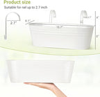 Dahey 3 Pcs Metal Iron Hanging Flower Pots - Image 2