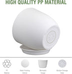 12 inch Large Plant Pots, Plastic Planters - Image 3