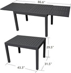 Kozyard 7 Piece Outdoor Patio Dining Set - Image 2