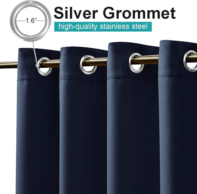 NICETOWN Outdoor Patio Curtain Waterproof, Sun Blocking Weatherproof Porch - Image 2