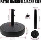 50LBS Round Umbrella Base Water Filled - Image 4