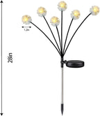 4PK 32LED Solar Garden Lights Outdoor, Dandelion Solar Lights Outdoor, IP65 - Image 3