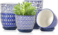 Selamica Ceramic Succulent Pots, 3.5 Inch Small Plant Pots by Selamica