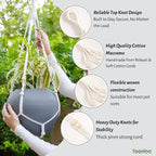 feedee Macrame Plant Hanger, Hanging Planters - Image 5