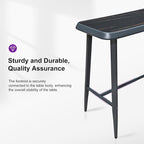 PURPLE LEAF Outdoor High Bar Table Rectangular Patio Pub Balcony Table - Image 7