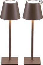 KDG 2 Pack Cordless Table Lamp, Portable LED Desk Lamp, 4000mAh Battery Operated by KDG