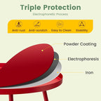 danpinera Outdoor Side Tables, Weather Resistant Steel Patio Side Table - Image 4