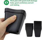 Square Nursery Pots 3" 120Pcs Deep Succulent Plastic Pots Small Flower Planter - Image 5