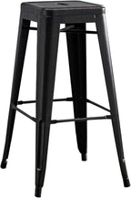 AC Pacific 30” Metal Backless Barstool Set of 2 – Country Rustic Style - Image 4