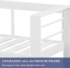 Wisteria Lane Patio Furniture Aluminum Sofa, All-Weather Outdoor 3 Seats Couch - Image 5