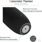 Tall Planters for Outdoor Plants, Large Concrete Flower Pots for Garden Front - Image 6
