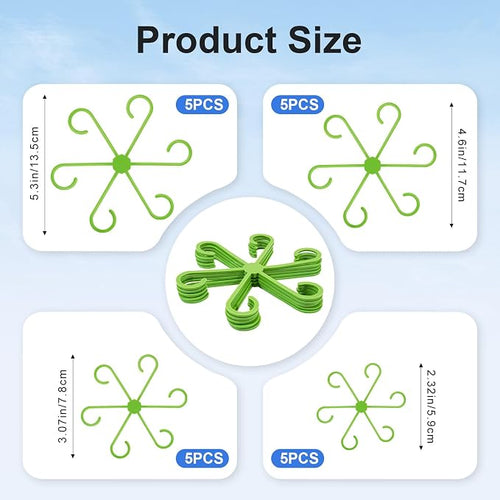 20pcs Plant Stem Support, Unique Design Stem Supports - Image 2
