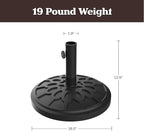 Umbrella Base - Heavy-Duty 19lbs Weighted Outdoor Stand - Image 7