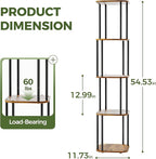 Bamworld Tall Plant Stand Indoor, Corner Plant Shelf - Image 5
